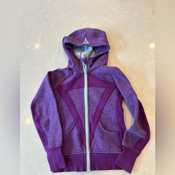 Ivivva Purple Kids Hoodie lululemon kids size 8 - Picture 1 of 4